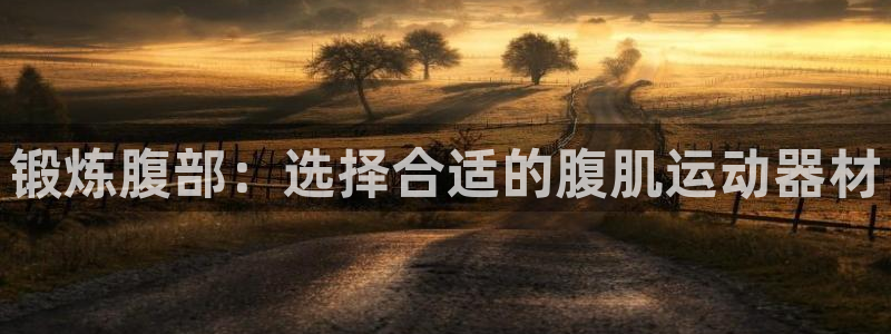 意昂体育5(KGAME)平台：锻炼腹部：选择合适的腹