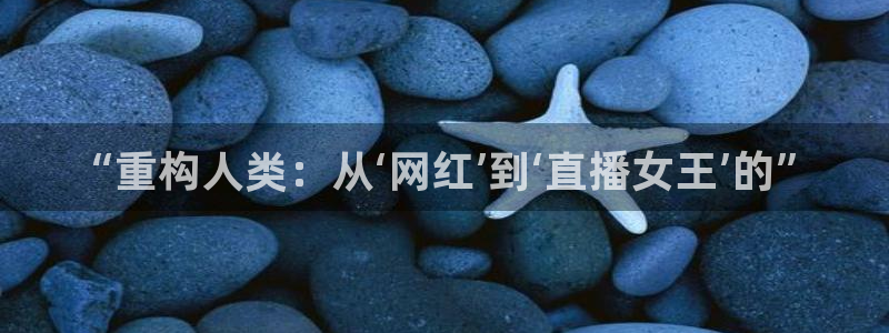 雨燕360体育免费直播nba回放：“重构人类：从‘网红’到‘直播女王’的”